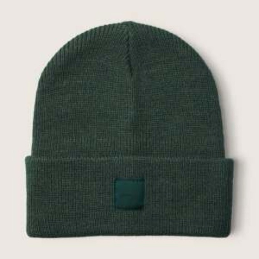 PINK Victoria's Secret Forest Green Knit Hat BNWT One Size